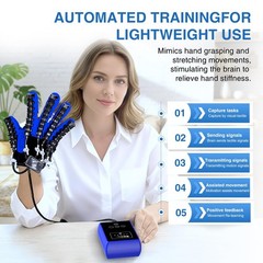 Hand Recovery Device – Rehabilitation Robot Gloves for Stroke Therapy, Adjustabl