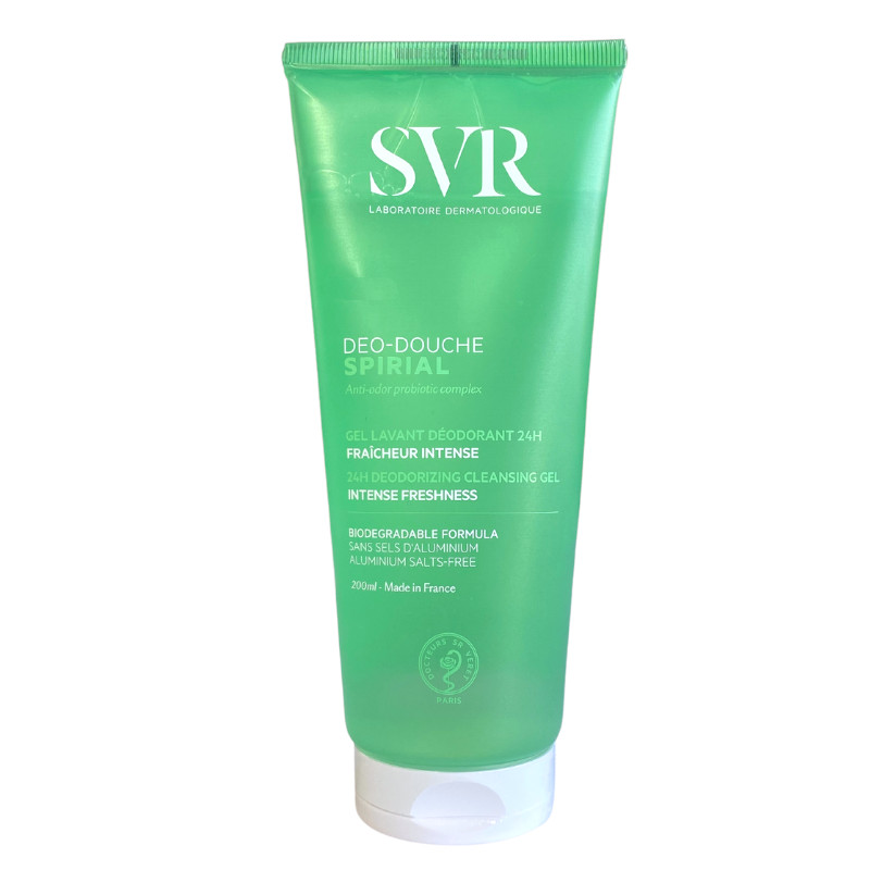 SVR Spirial Déo-Douche Deodorizing Cleansing Gel 200ml Exp.11/2025
