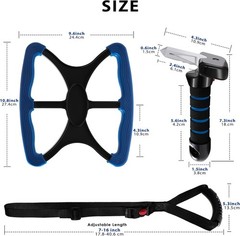 4pc Mobility Standalone Kit:Car Door Assist Handle for Elderly & Adjustable S…