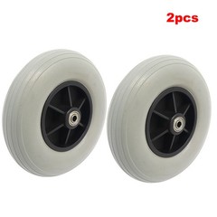1 Pair 8inch 200×50 8×2 Rear Caster Wheels Assembly for Jazzy / Jet Wheelchairs