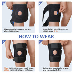 Plus Size Knee Brace for Obese Women & Men – Adjustable Knee Support for Meniscu