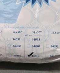 Dignity Washable Quilted BedPad Protector 34″ x 36″ Cotton Birdseye #34080 NEW