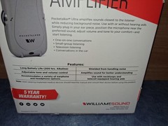 Williams Sound Pocketalker Ultra Personal Amplifier PKT D1 EH-Tested-Works Great