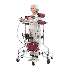 Female Rolling Walker for Elderly, Adjustable Height 8 Wheels Mobility Aid 220lb