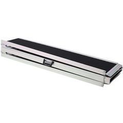 10FT Telescopic Wheelchair Ramp Threshold Ramp Access Ramps Aluminum Entry Ramp
