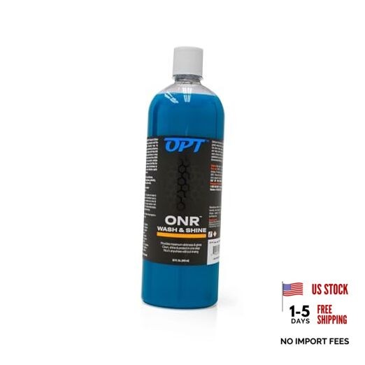Optimum No Rinse Wash and Shine Version 5 – ONR Rinseless 32 Fl Oz (Pack of 1)