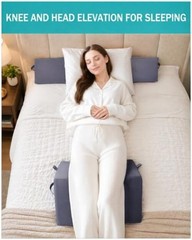 Positioning Wedge Pillow Set, 3-Piece Bed Wedge and Body Positioner for Grey