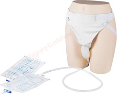 1PC Men Wearable Urinal Bag Silicone Urine Catheter Portable External Collector