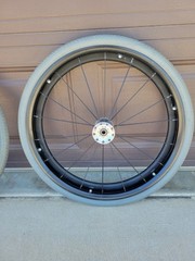 22″ Spinergy SPOX W/ THE NATURAL-FIT HAND RIMS Wheelchair Wheels