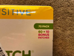 OrthoPatch Extra Sensitive for Girls – 70 count
