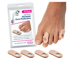 PediFix FELTastic Corn Protectors – Self-Adhesive Felt Pads 10 pack