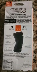 Copper Fit Freedom Copper Infused Compression Sleeves Knee Sleeve L Unisex k1