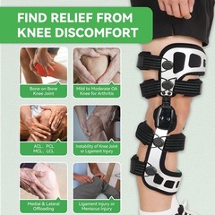 Double Knee Brace for OA Management – Post-Surgery Support for Mild Arthritis ﻿