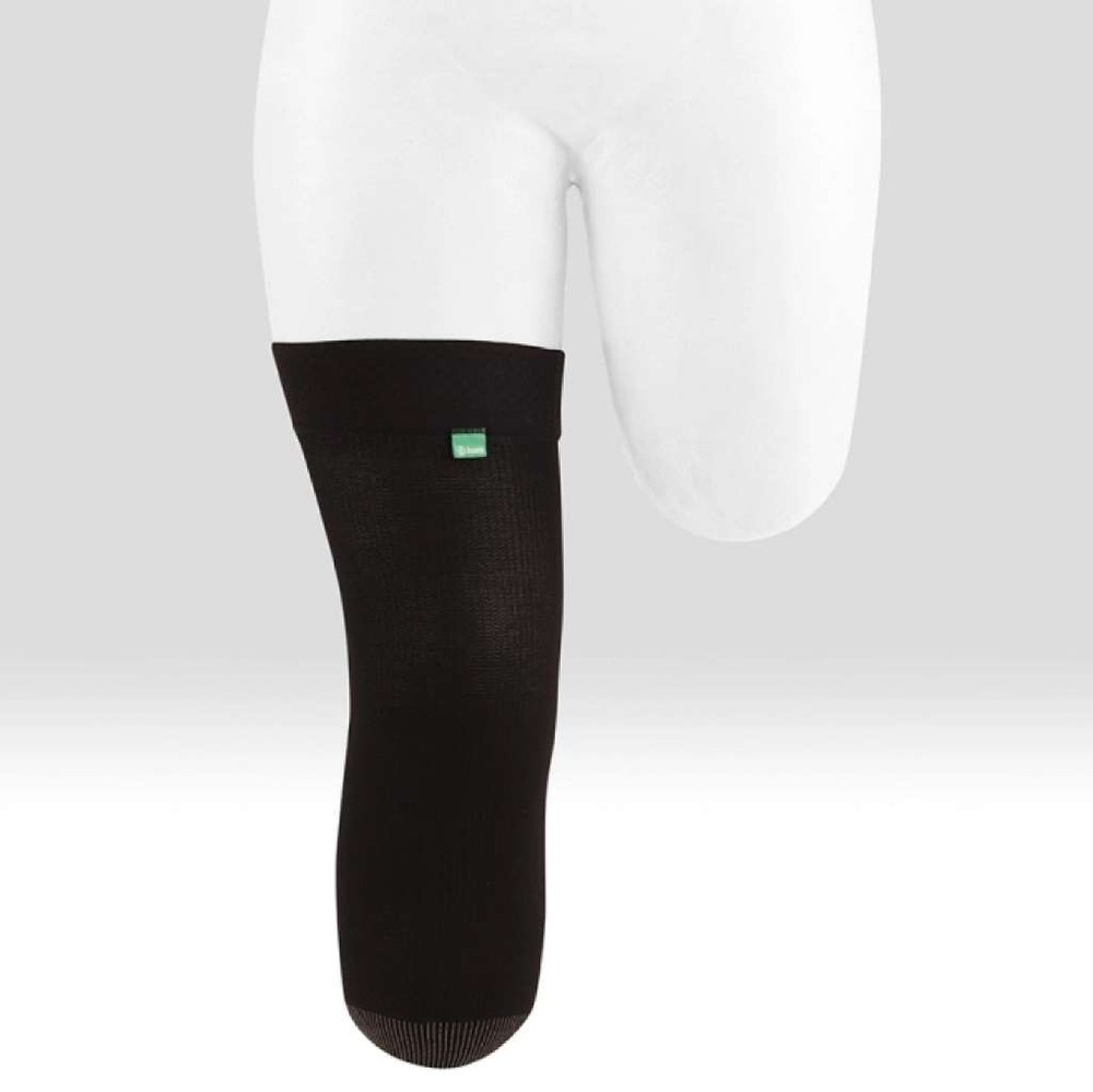 Juzo Dynamic 30-40mmHg Below Knee Prosthetic Shrinker 12″/30 cm, Silicone, Black