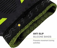 Body Glove Comfort Knee Sleeve Light Support + Compression Small Black & Green