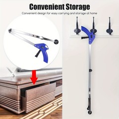 2Packs Garbage Picking Tool 81cm/ 32Inch Long Hand Picker Aluminum