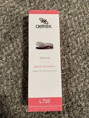 NEW Aetrex Women’s L720 Speed Orthotics Support For Flat And Low Arches Size 7