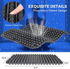 X-Large 3D Silicone Seat Cushion for Long Sitting Comfort & Pain Relief