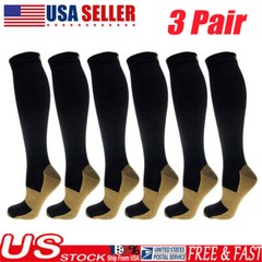 Compresssion Socks for Neuropathy Swollen Bariatric Lymphedema Socks Men Women