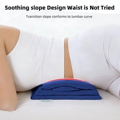 Adjustable Lumbar Support Pillow for Bed & Sleeping, 4-Layer Back Support Cus…