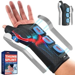 Carpal Tunnel Wrist Brace Night Small/Medium(Pack of 1) Left Hand-Black Blue