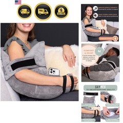 Post Shoulder Surgery Pillow for Sleeping – Left/Right Arm Support with Adjus…