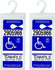 Handicap Placard Holder – Ultra Transparent Disabled Parking Permit Placard P…
