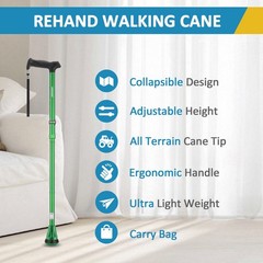 Adjustable Foldable Walking Cane for Seniors,Lightweight Heavy Duty,Collapsible