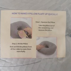 NEW – Hshbxd Gray Donut Pillow for Tailbone Pain Relief – 15.74″x15.74″