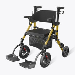 Z51 Rollator Walkers with Seat Champagne