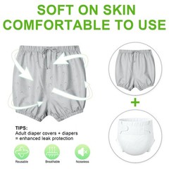 Adult Plastic Pants, Waterproof Diaper Covers for Incontinence, Leak Proof Un…