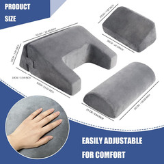 BBL Pillow after Surgery for Sleeping, 4-In-1 Brazilian Butt Lift Recovery Set,
