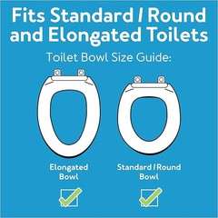 Comfortable Gray White Toilet Seat Riser with Handles for Seniors 5 Inches High