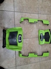 PRIDE Quantum Q6 2.0 ,Ilevel Light Green Accent Shroud With front batteries door