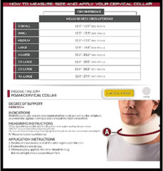 OTC Cervical Collar, Soft Foam, Neck Support Brace, X-Large (Narrow 2.5″ Depth