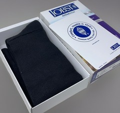 JOBST Activewear 30-40 mmHg Knee High Compression Socks Cool Black XL New Open
