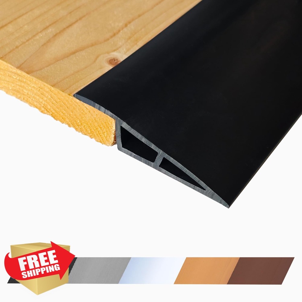 Maxiroc Rubber Threshold Ramp 40 Inch Black