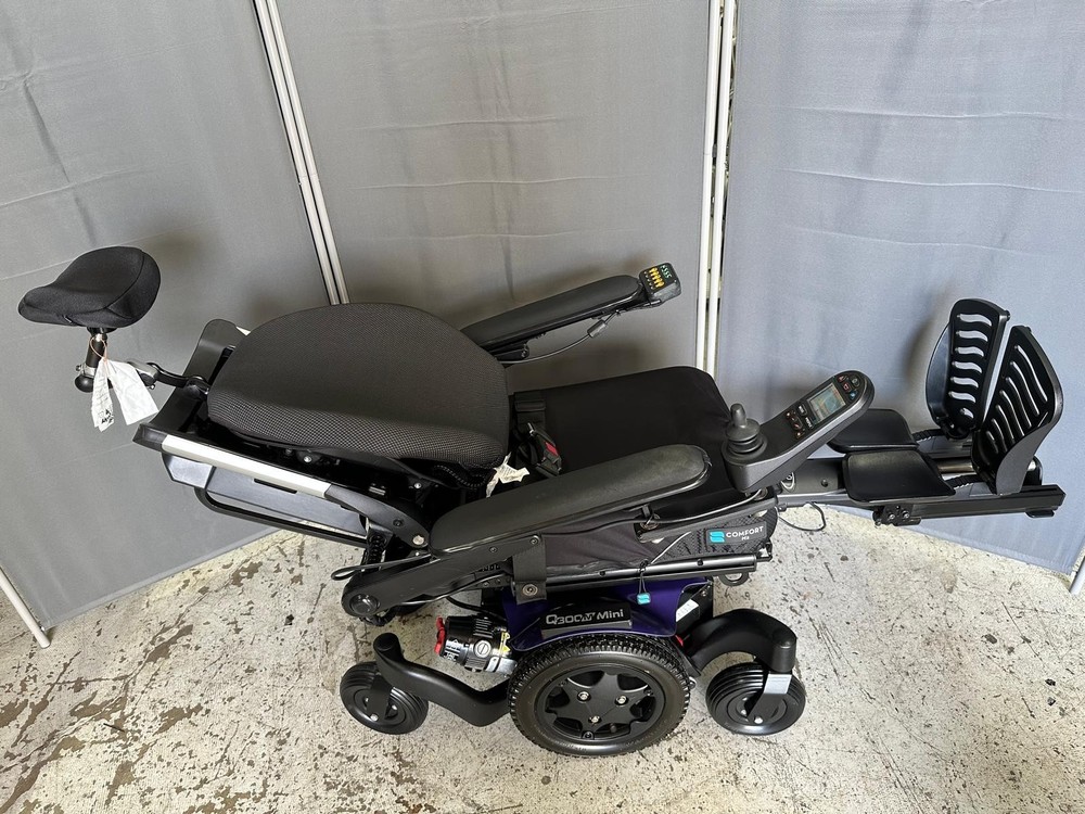 2024 Quickie Q300M Mini Wheelchair, with Power Tilt,Leg,Recline, Lights 5 Miles