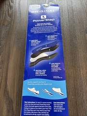Powerstep Original Thin Profile Full Length Orthopedic Insoles Men 11-11.5 H
