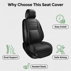 Car Front Seat Cushion Chair Office Lumbar Back Support Waist Pillow Memory Foam