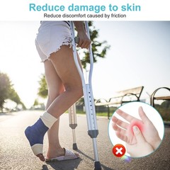 Crutch Pads and Hand Grips and Crutch Tips for Armpits Handle Cover and Foot …