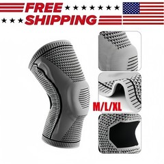 Knee Sleeves Compression Brace Support Sport Joint Injury Pain Arthritis Relief