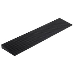 Non-Slip Rubber Threshold Ramp 1.6″ Rise, 35.4″ Wide for Wheelchairs & Scooters