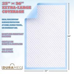 Disposable Underpads 23×36 Bed Pads Chux Pads for Adults & Pets 150 Pack