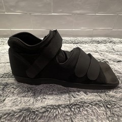 ProCare Post-Op Shoe Adjustable Black One Size Foot Immobilization