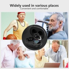 JINGHAO 1 Pair Hearing Amplifier Hearing Aids Ear Device Portable Battery Case