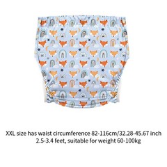 Adults Diaper Wrap Cover Anti Leakage Briefs Sturdy Reusable includes Snaps