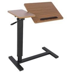 Over Bed Chair Table Hospital Overbed Height Adjustable Laptop Tray Stand Tilt