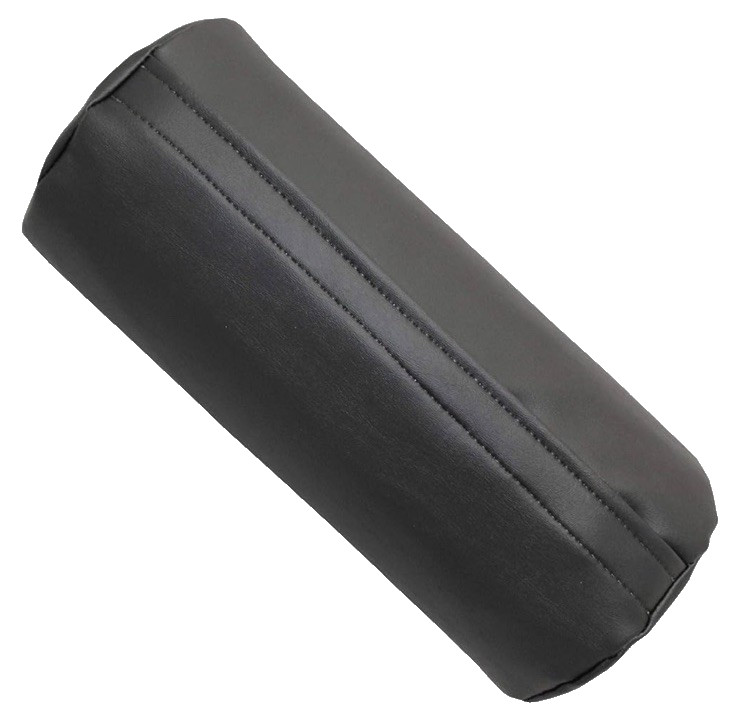 Rehabilitation Advantage Bolster Pillow 8×24 Black Therapy Support Cushion