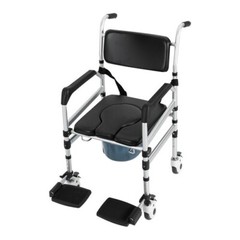 Height Adjustable Folding Shower Chair with Bidet, 352.74 lbs Capacity US!